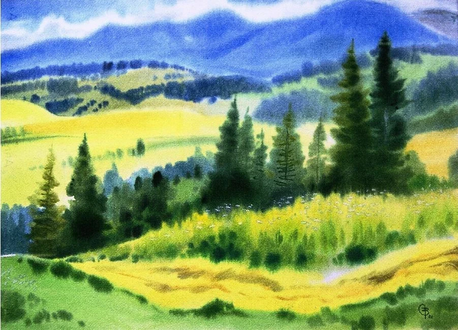 24 июня - Открытие выставки работ Виталия Валькова «Акватория акварели»