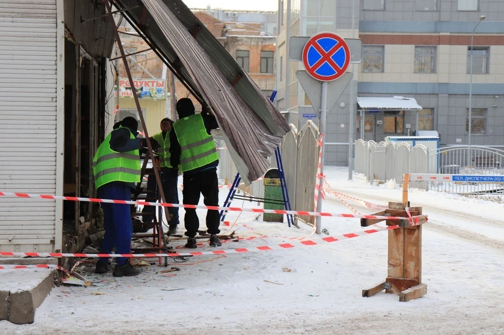 В Красноярске сносят павильоны, где нарушается антиалкогольное законодательство
