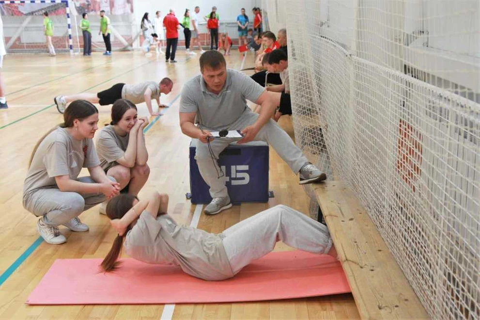 В «СУЭК-Кузбасс» прошел «Триатлон», посвященный 80-летию Победы