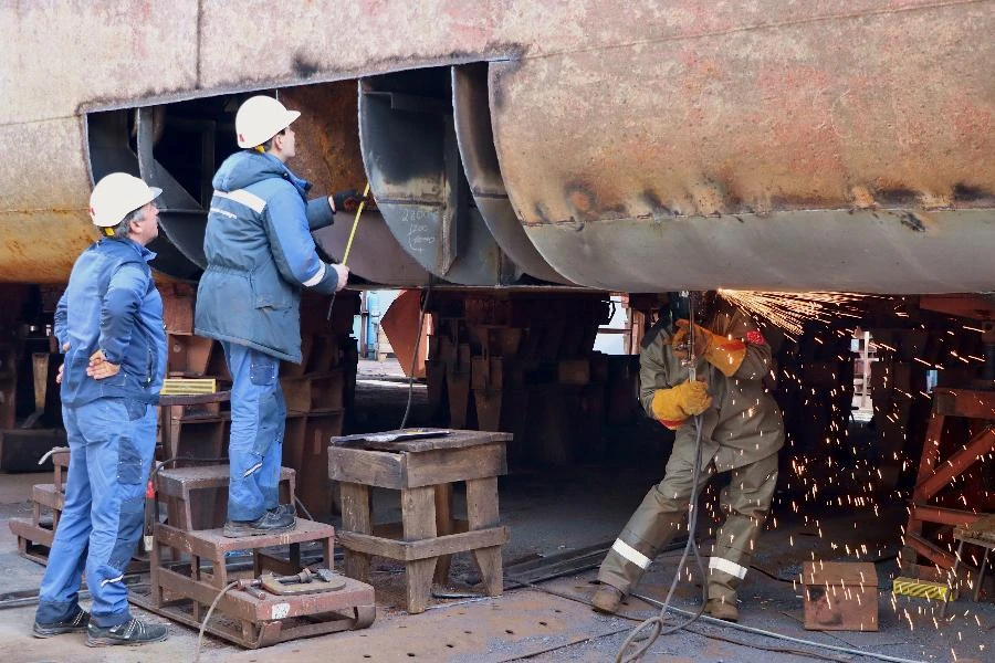 Красноярские судоремонтники на 20% увеличили производительность труда