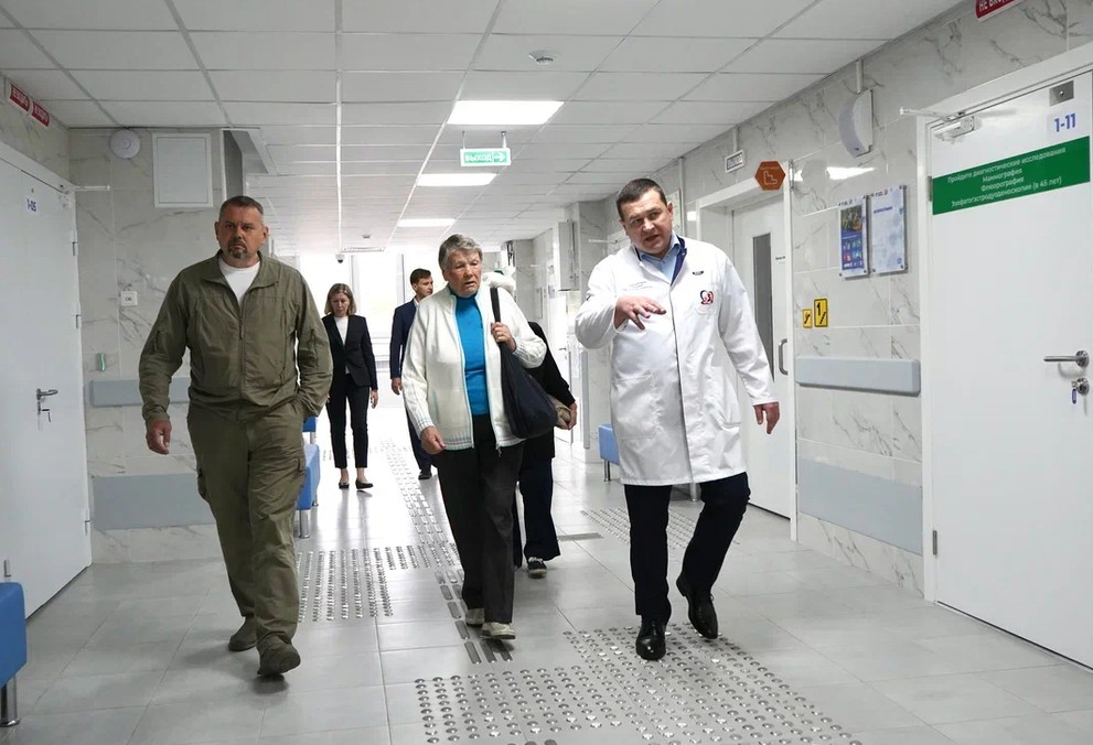 В Красноярской межрайонной поликлинике №3 начало работу отделение реабилитации, созданное в рамках проекта «Здоровое будущее»