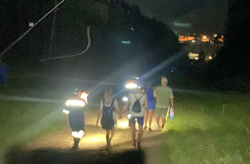 В Красноярске в районе Бобрового лога, заблудилась группа из четырех человек