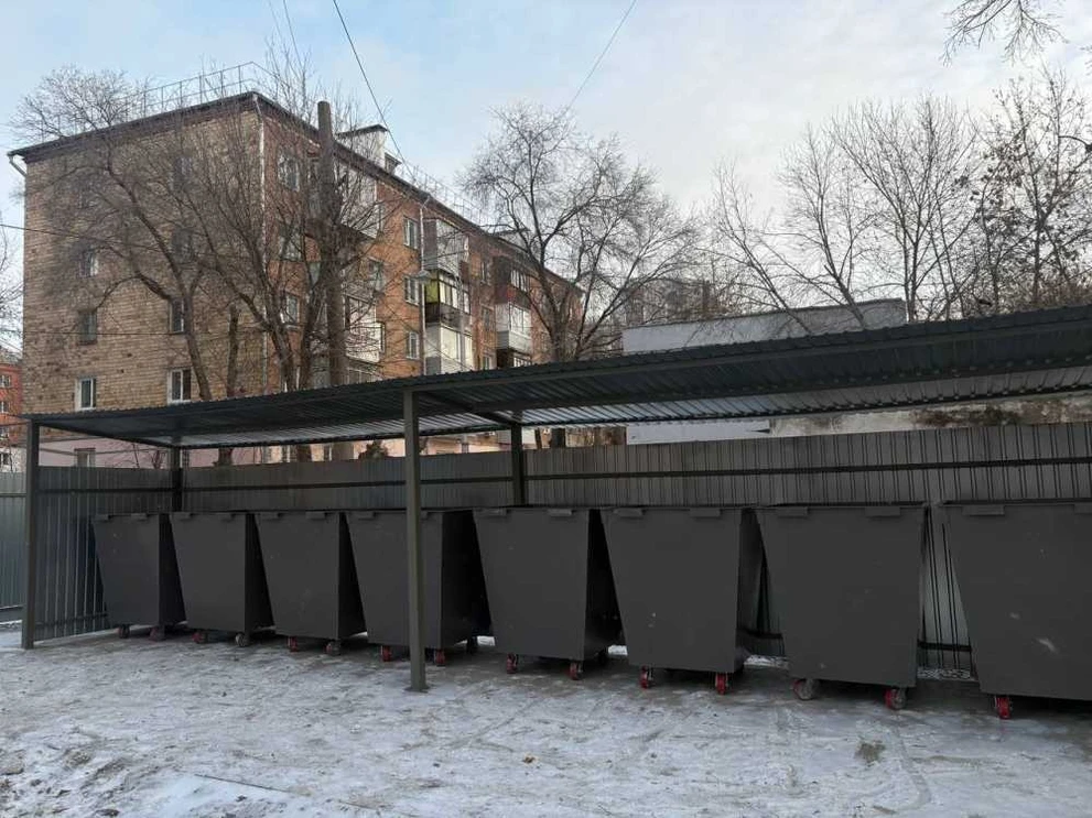 19 новых контейнерных площадок обустроили в Ленинском районе Красноярска