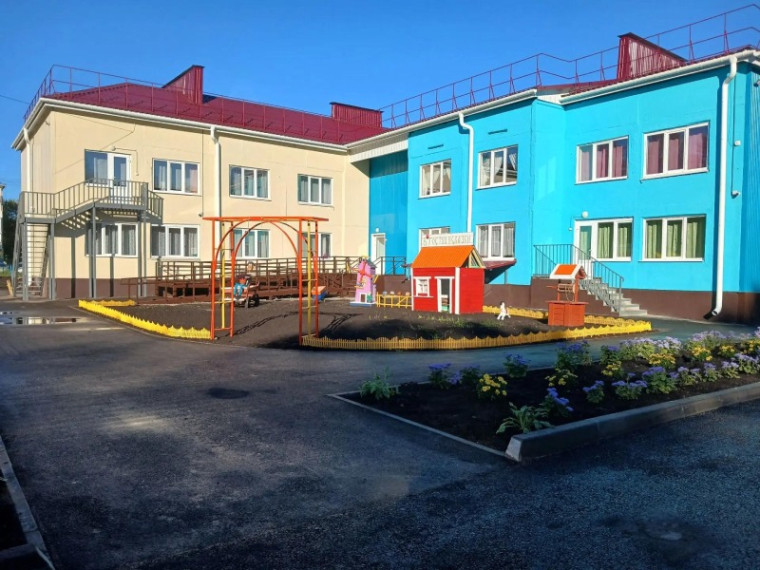 В Красноярском крае капитально отремонтировали первый детсад в городе Шарыпово, открытый 44 года назад