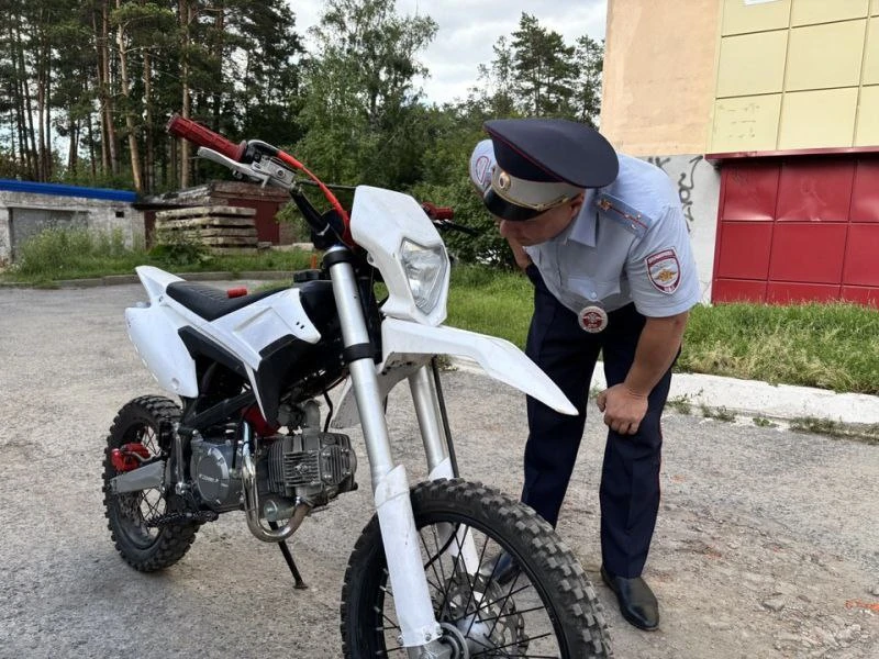 В Томске усилен контроль за мотоциклистами без опознавательных знаков  