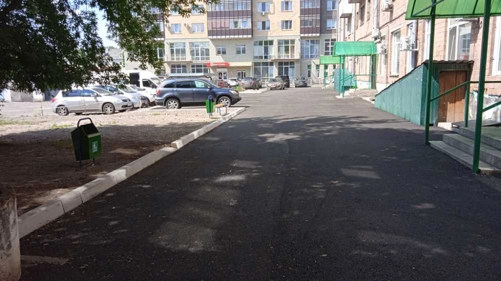 В Хакасии продолжается благоустройство территорий по нацпроекту