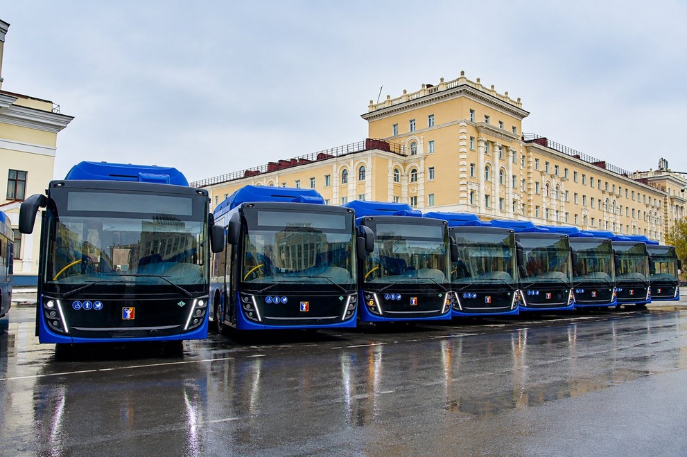 В Заполярье Красноярского края прибудут 11 экологичных автобусов