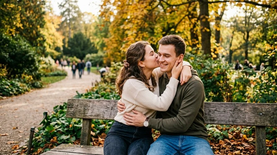Треть красноярских мужчин ждут, что первая поцелует женщина