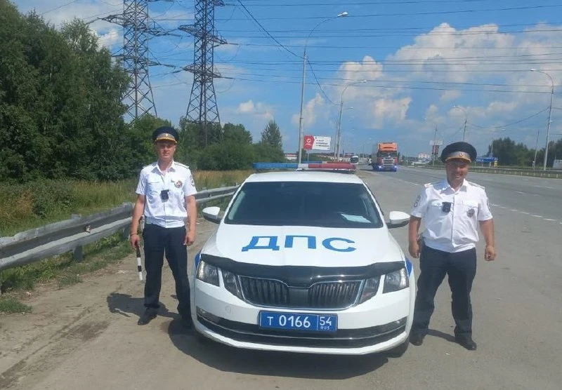 В Новосибирске роженицу доставили в роддом госавтоинспекторы