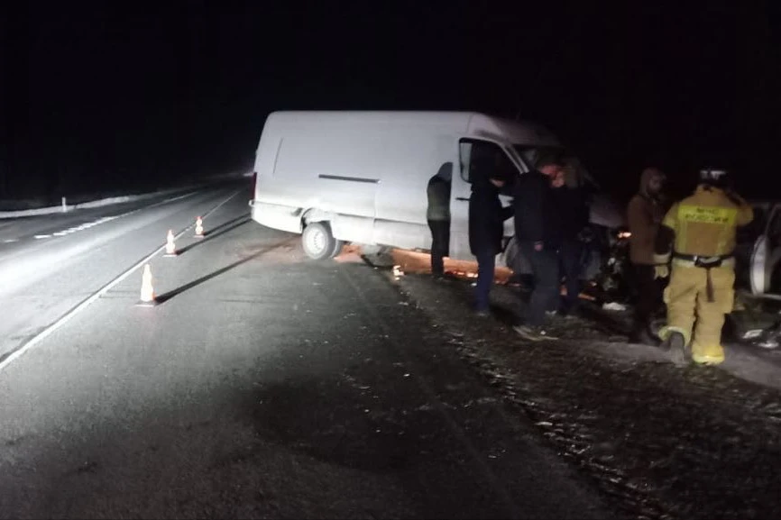 В Омской области водитель фургона «Mercedes-Benz» допустил смертельное ДТП
