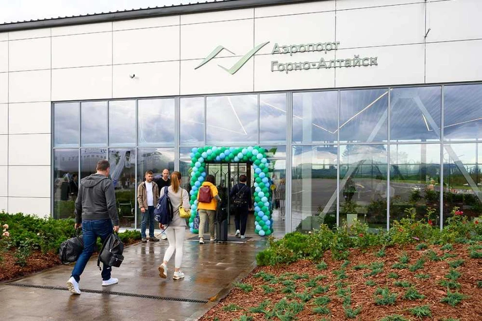 В аэропорту Горно-Алтайск открыли новый терминал для внутренних рейсов