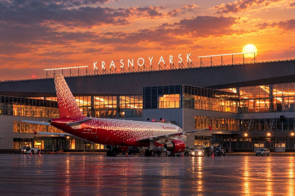 Свой день рождения отметил 25 октября аэропорт Красноярск