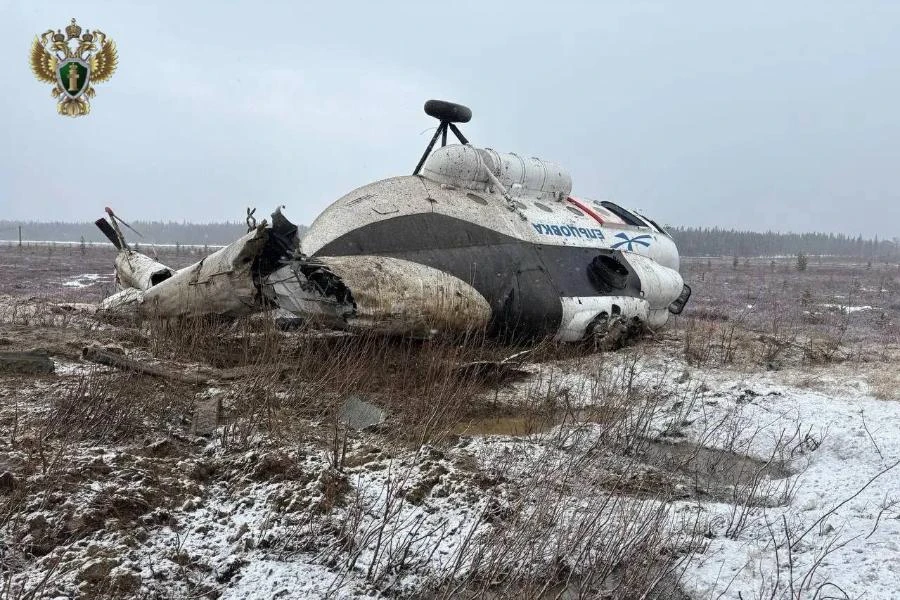 Новосибирская транспортная прокуратура проверяет обстоятельства аварии вертолёта в Республике Коми