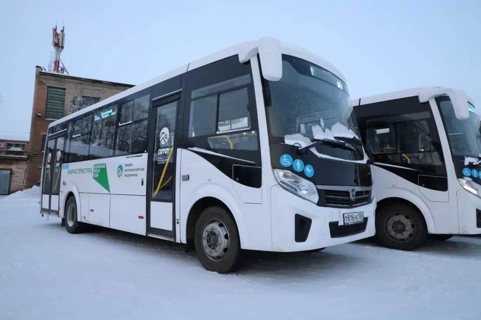 На маршруты Канска Красноярского края вышли новые дизельные автобусы 