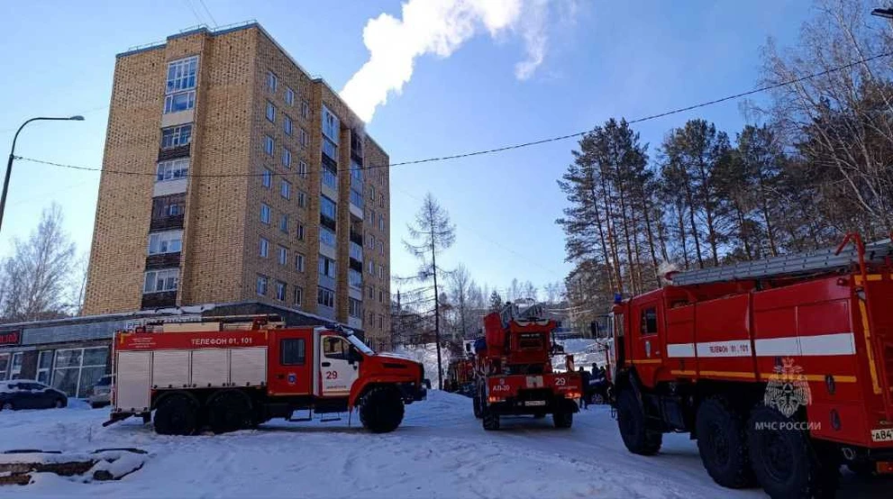 Зарядное устройство стало причиной серьезного пожара в Красноярском крае