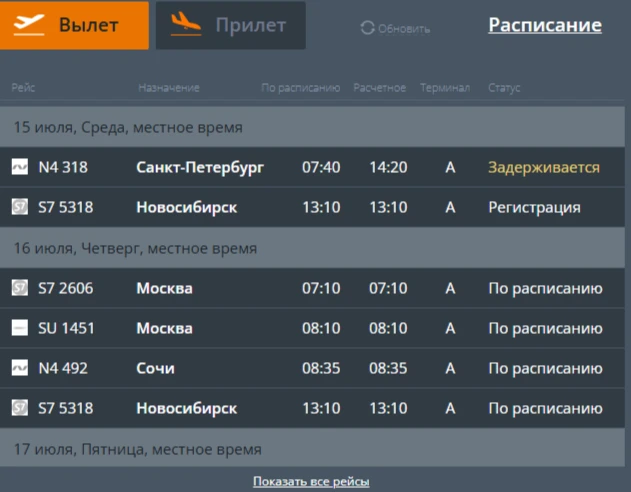Жители Кемерова не могут улететь в город на Неве 