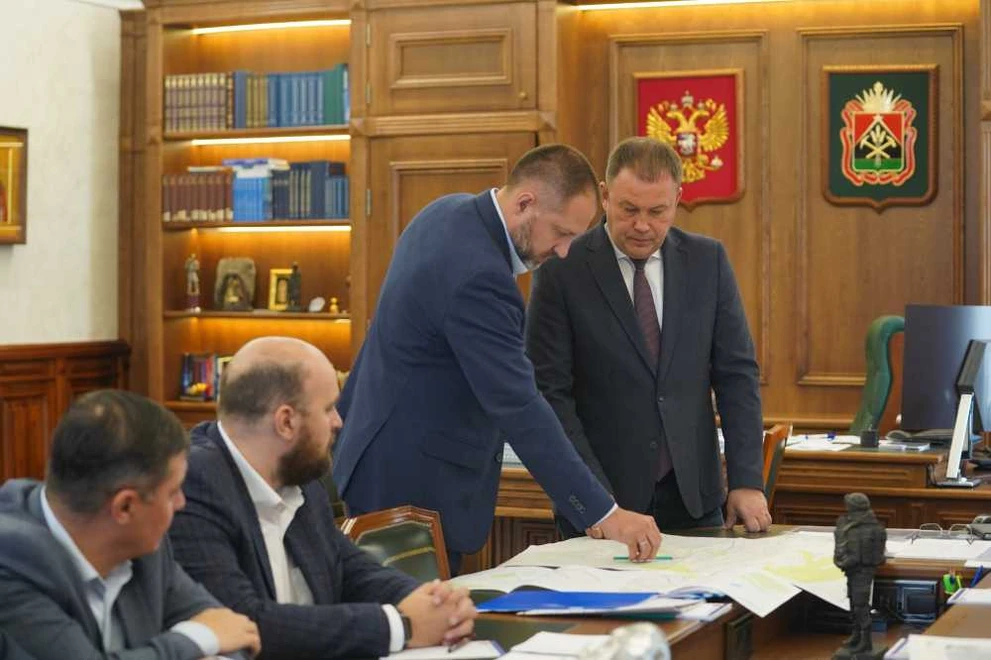 В Кузбассе решают проблему подтопления улиц в Белово