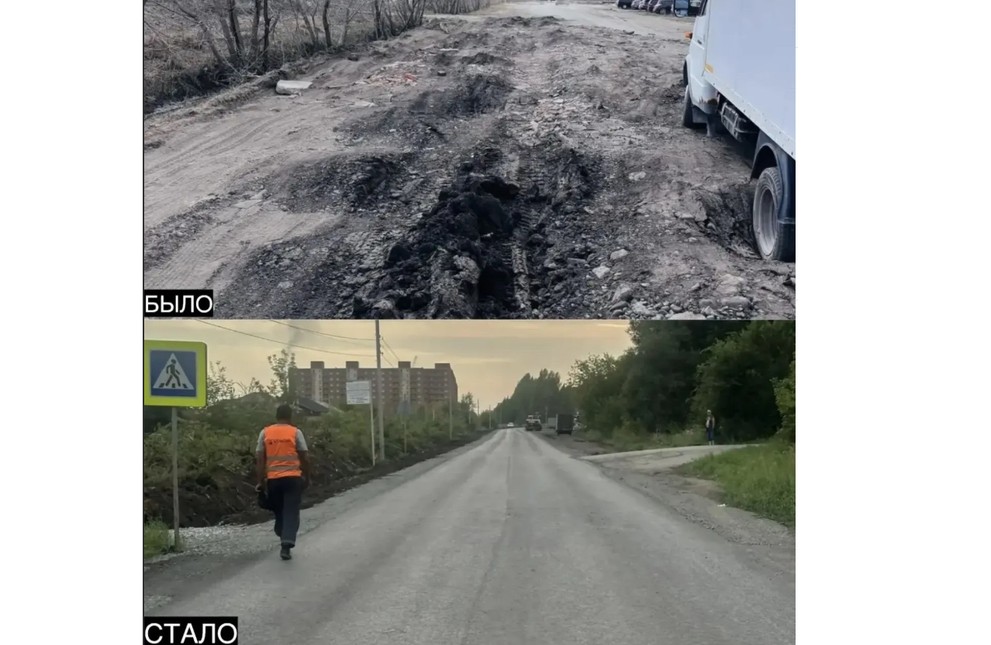 Прокуратура Омской области добилась ремонта автодороги в пос. Ростовка
