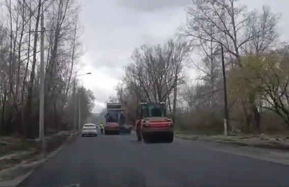 Начался ремонт разбитой дороги из Красноярска в Сосновоборск и Железногорск 