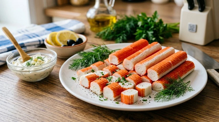 Красноярцам рассказали, как выбрать крабовые палочки