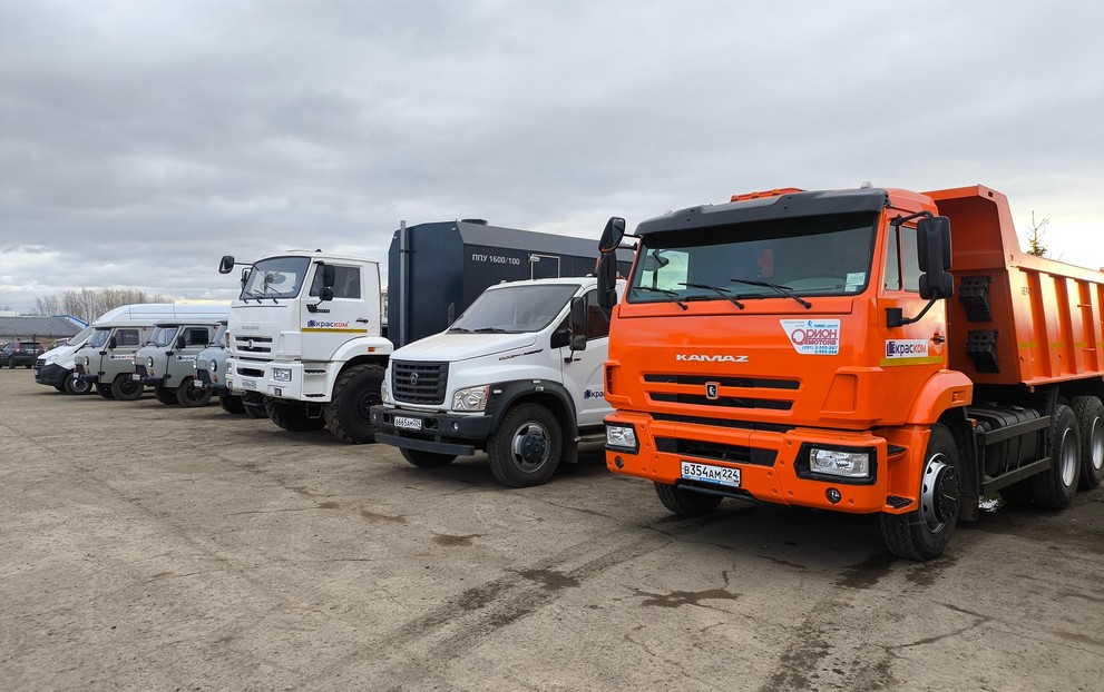 Красноярские коммунальщики обновили половину автопарка спецтехники