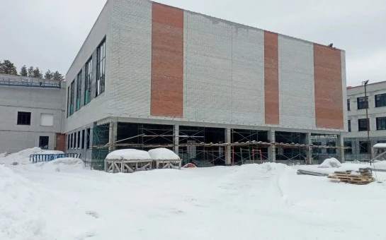 В Новосибирской области строят новую школу в Кудряшовском на 550 мест