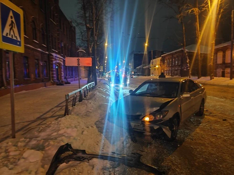 На проспекте Ленина в Томске произошло ДТП с участием двух автомобилей