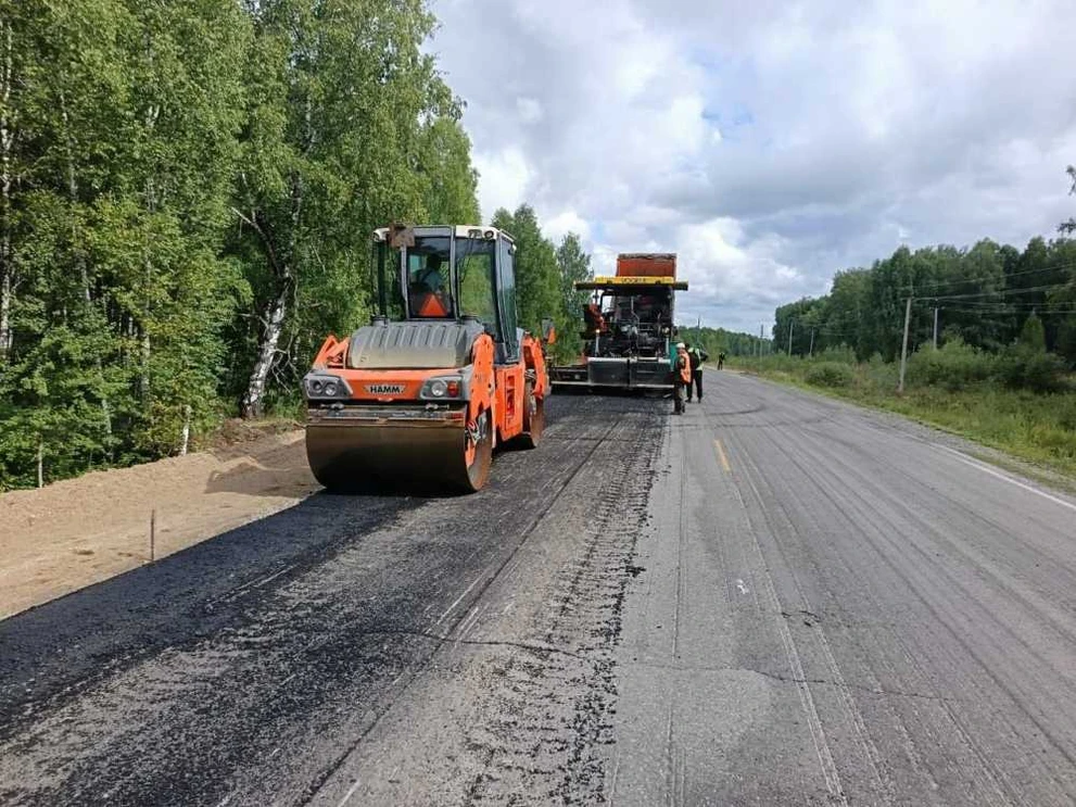 В Томской области ремонтируют 19 километров дороги  