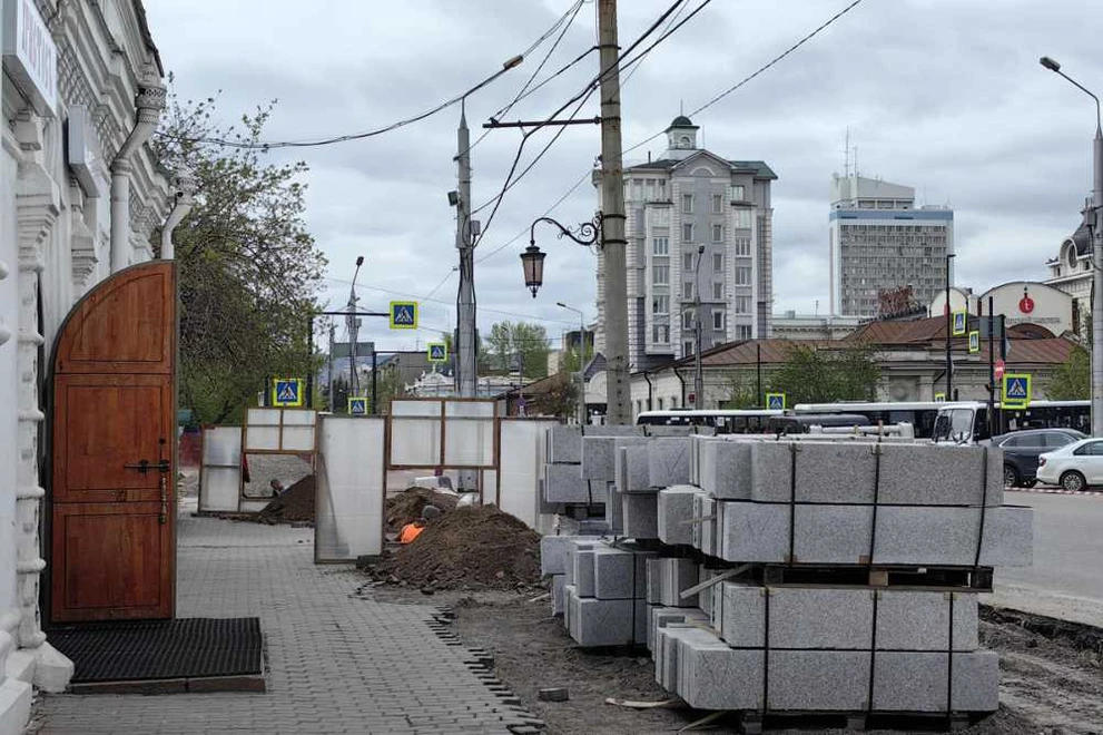 В Красноярске начался масштабный ремонт улицы Сурикова