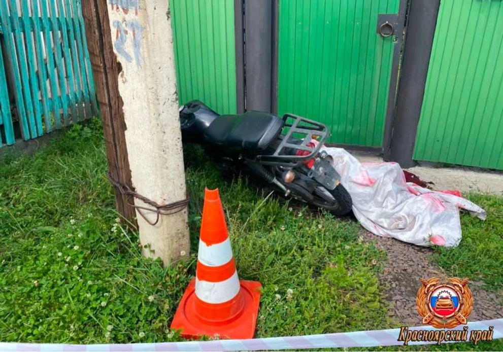 В Красноярском крае вновь в ДТП погиб водитель мотоцикла