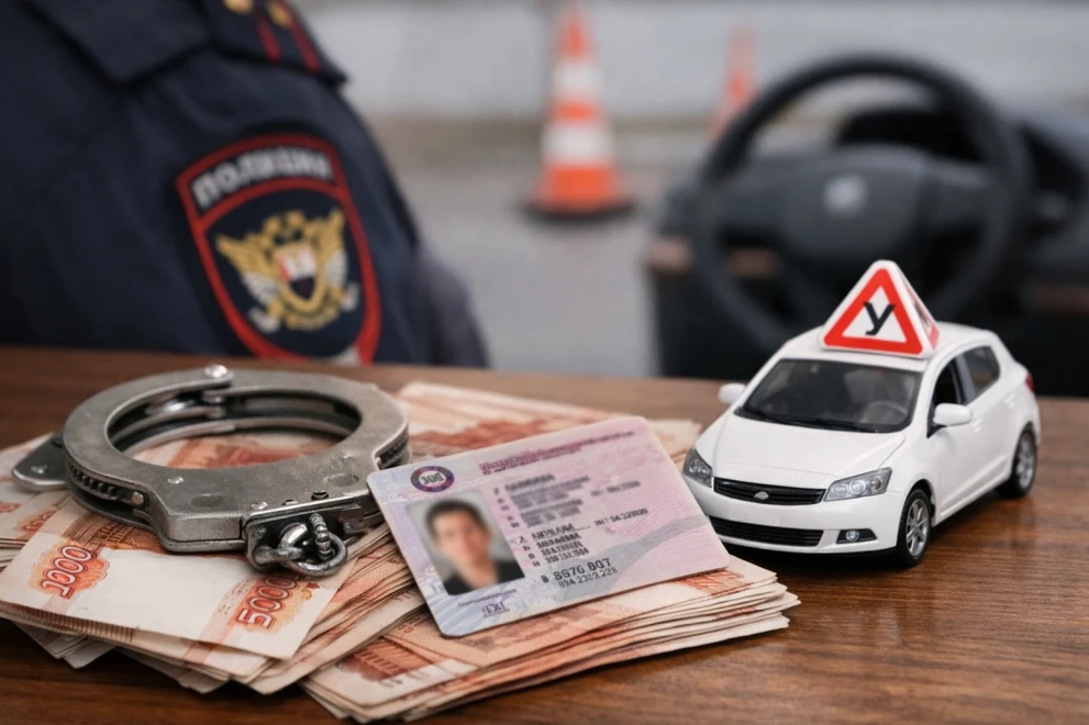 В Новосибирске полицейского и сотрудника автошколы обвиняют во взятках