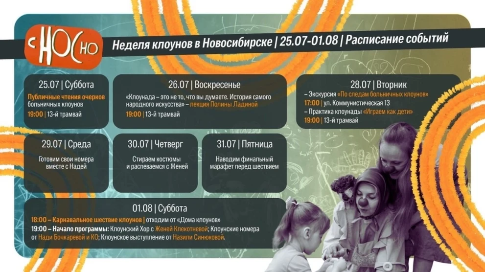 Клоуны из трех городов приедут в Новосибирск на фестивальную неделю