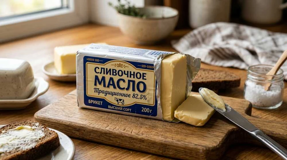Поддельное масло и сметана лежали на полках в омском «Светофоре»