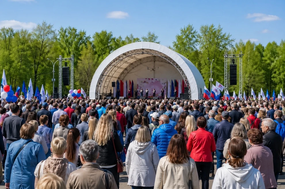 Жителей Новосибирской области приглашают на Первомай-2026
