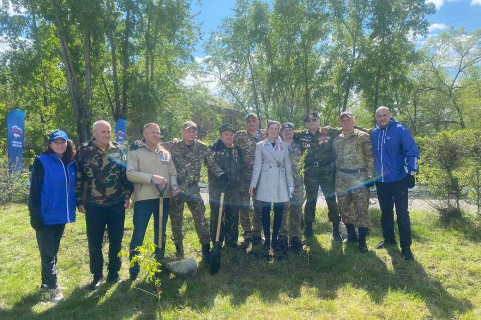 В Ленинском районе Красноярска проходит акция «Сад памяти»