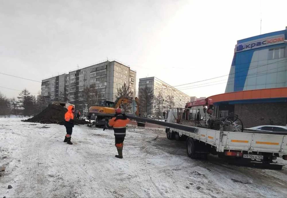 Холод в Красноярске уходит под землю