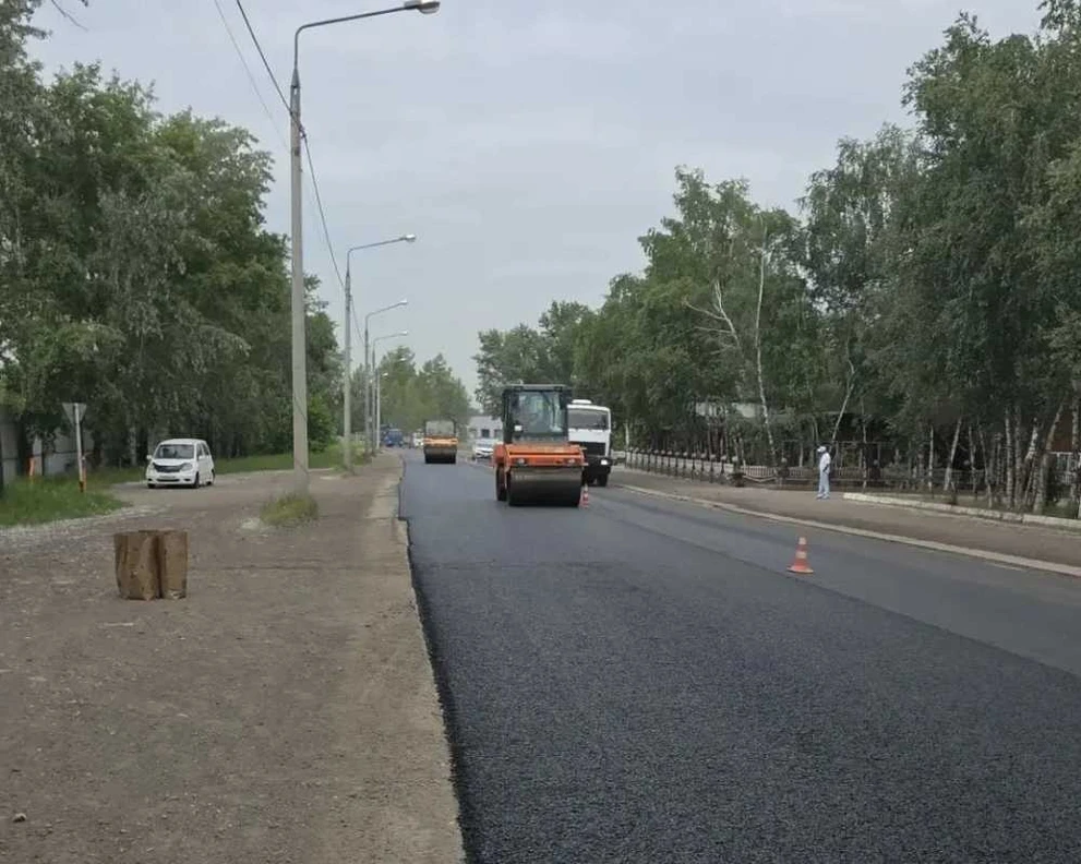 Дорожный ремонт в Красноярске скоро завершат ещё на четырех объектах