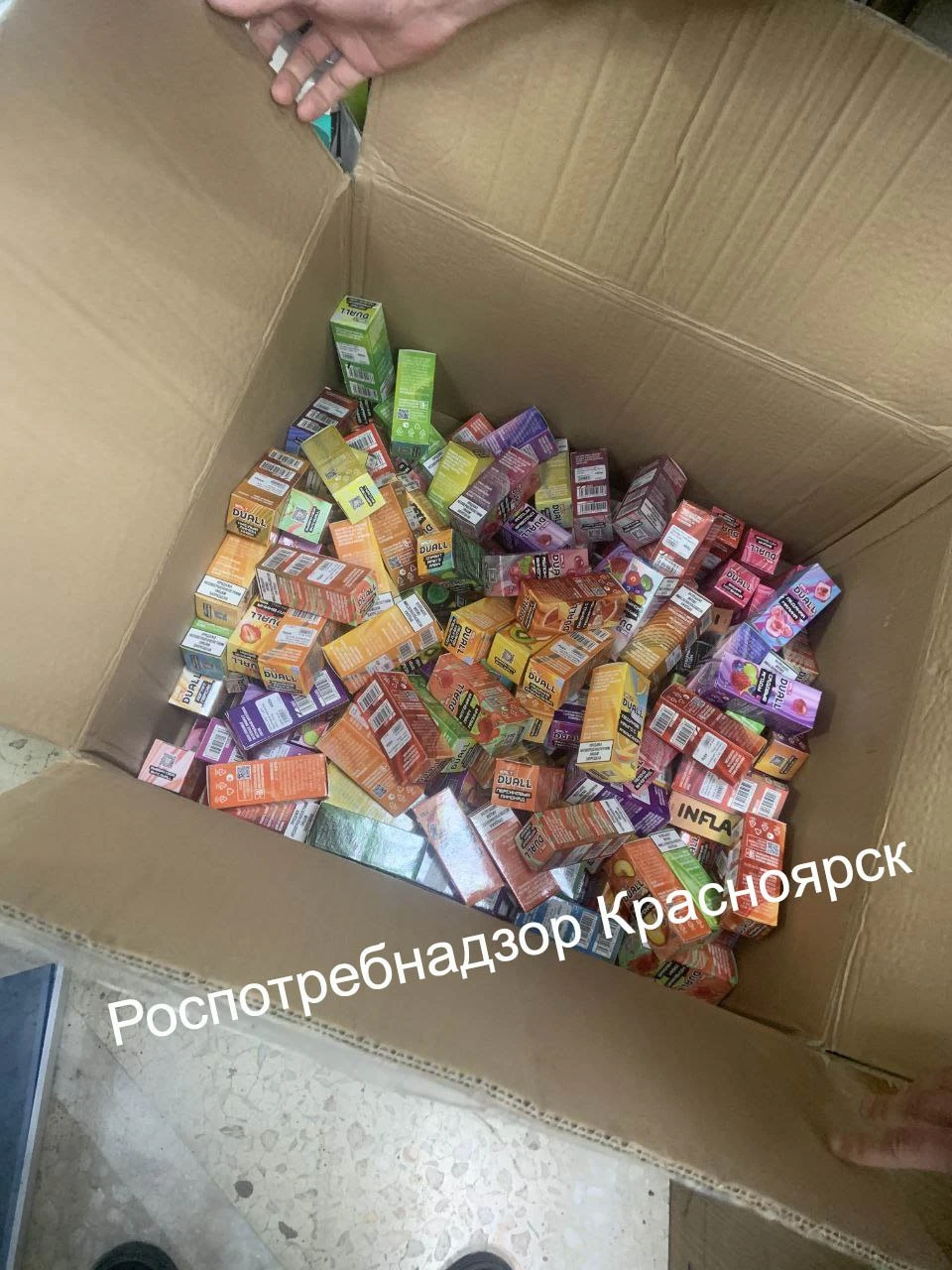 В Красноярском крае в вейп-шопе конфисковали товар и оштрафовали на 150 000 руб 