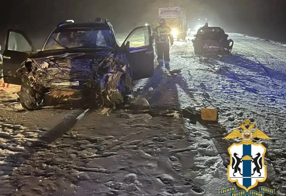 В Новосибирской области в ДТП погибли 2 человека и пострадали 3 