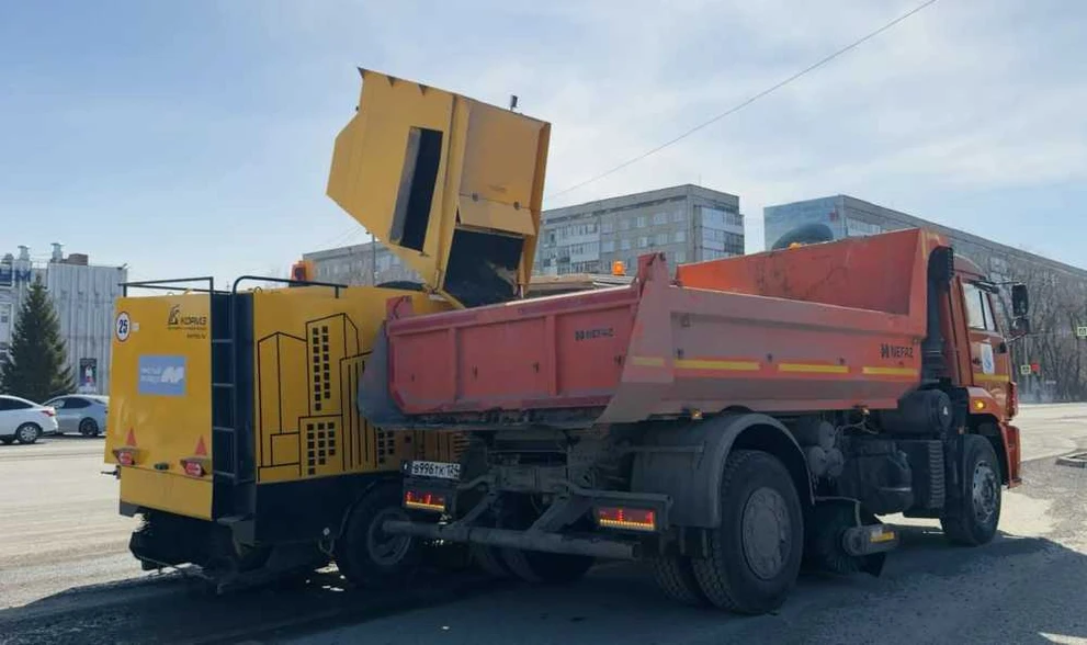 В Ачинске Красноярского края запустили новую технику для снижения пыли