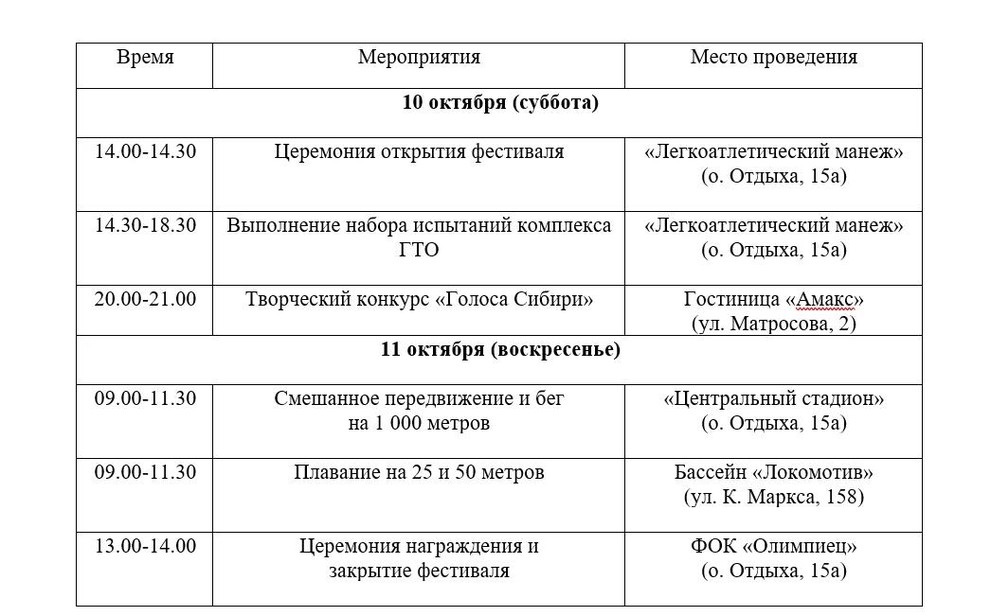 Фестиваль ГТО для людей старшего возраста в Красноярске