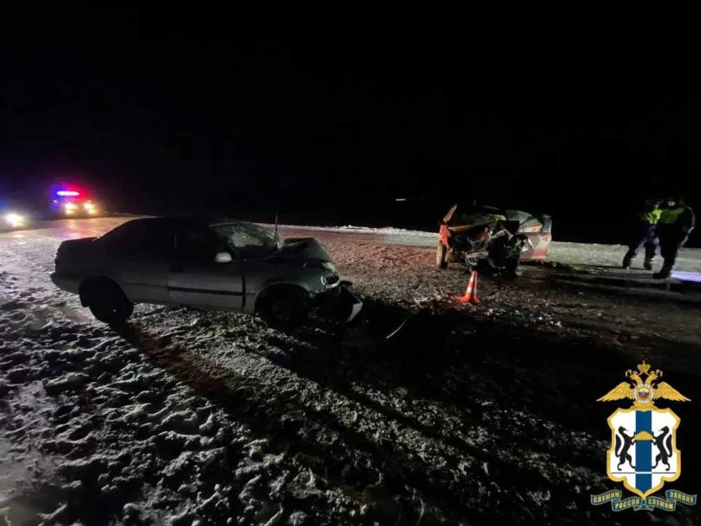 В Новосибирской области произошло ДТП, в котором погибли 2 человека