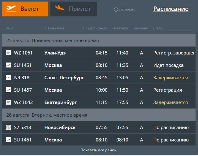 Жителям Кузбасса проблематично вылететь в Петербург и на Урал 