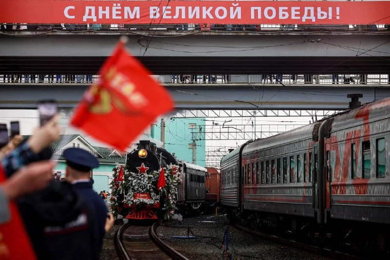 В Новосибирск прибыл «Поезд Победы» 