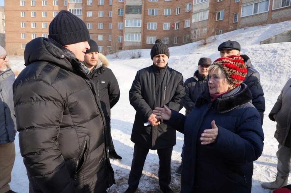 Мэр Красноярска обсудил с жителями благоустройство территорий Ленинского района