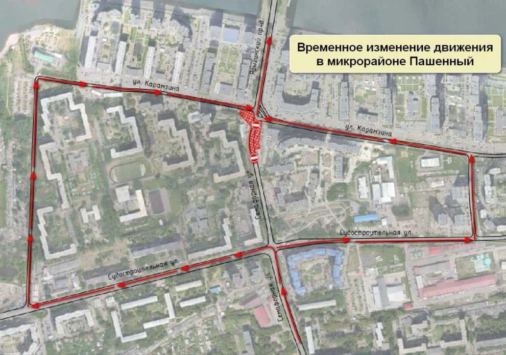 В Красноярске на Судостроительной ограничат движение транспорта