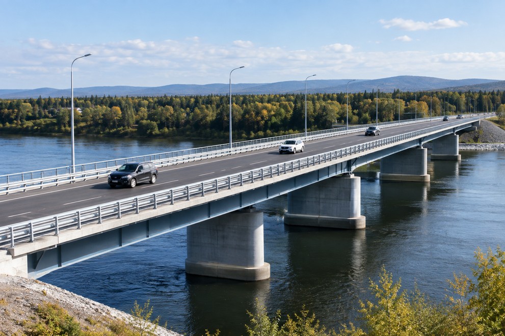 Новый мост открыли в Иркутской области