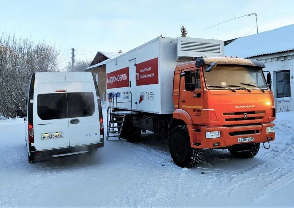 В феврале мобильная поликлиника отправится в западные округа Красноярского края