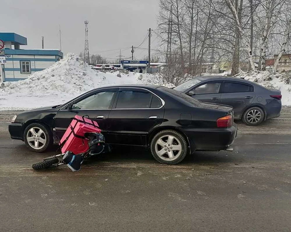 В Томске произошло ДТП с участием электровелосипеда