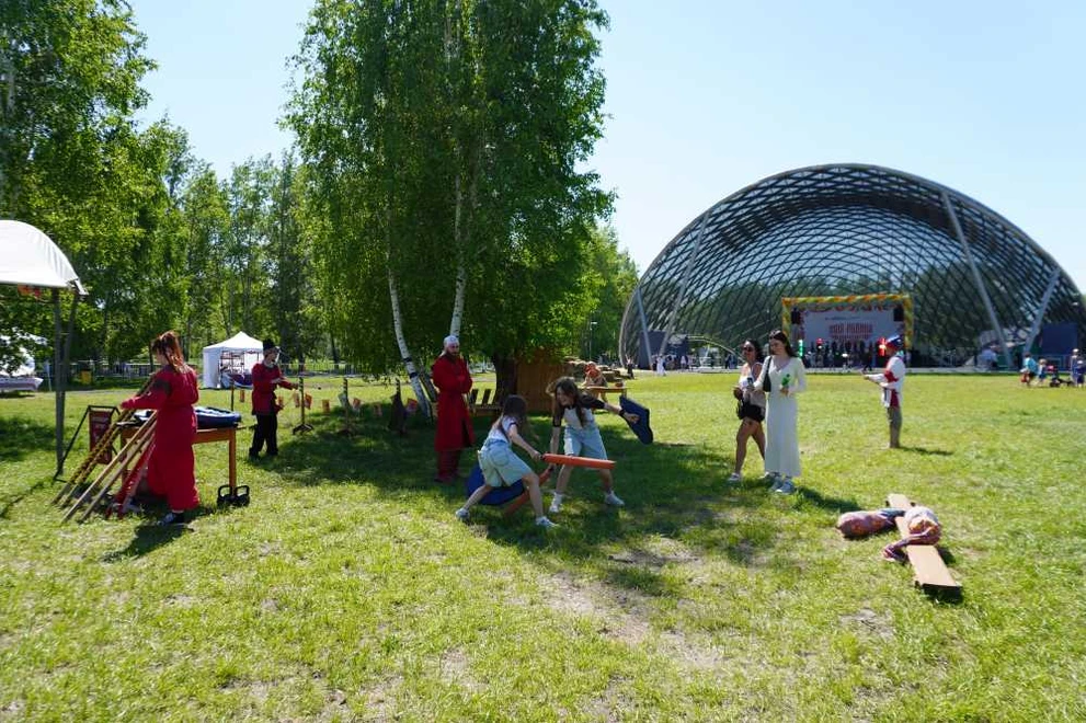 В Красноярске проходит фестиваль русской культуры «Моя Родина - Россия» 